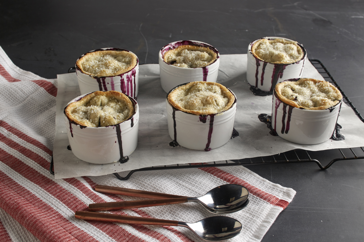 Gluten-Free Blueberry Mini Pies